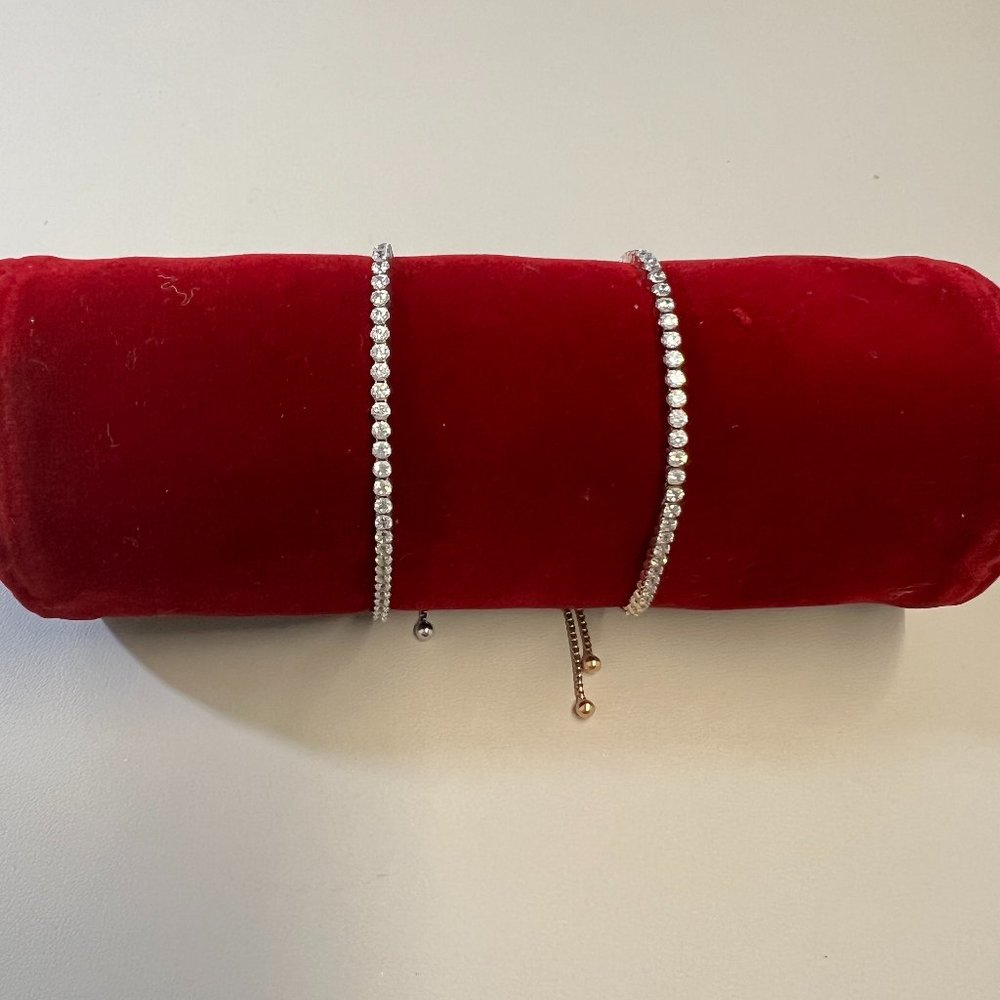 Pandora - Sparkling Slider Tennis Bracelet - sterling silver